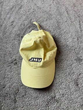 Legacy JMU Yellow Baseball Cap Adjustable Strapback Hat Casual Lightweight OS